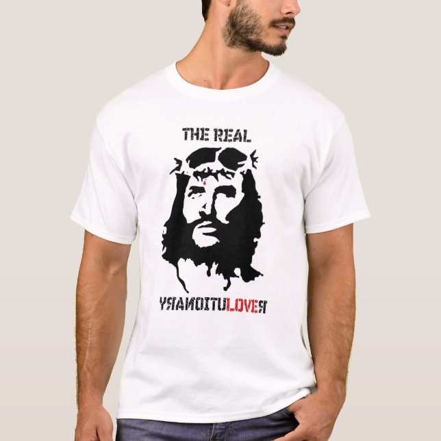 T-shirt de révolution de Jésus (Devant)