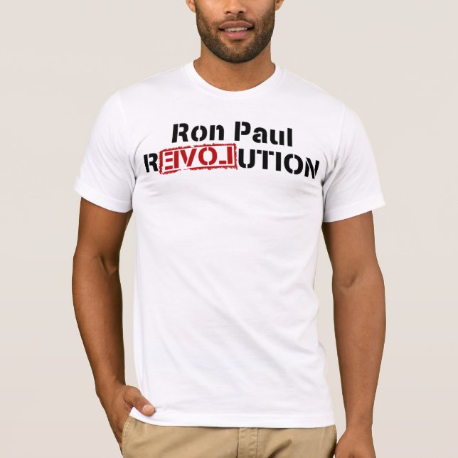 T-shirt de révolution de Ron Paul (Devant)