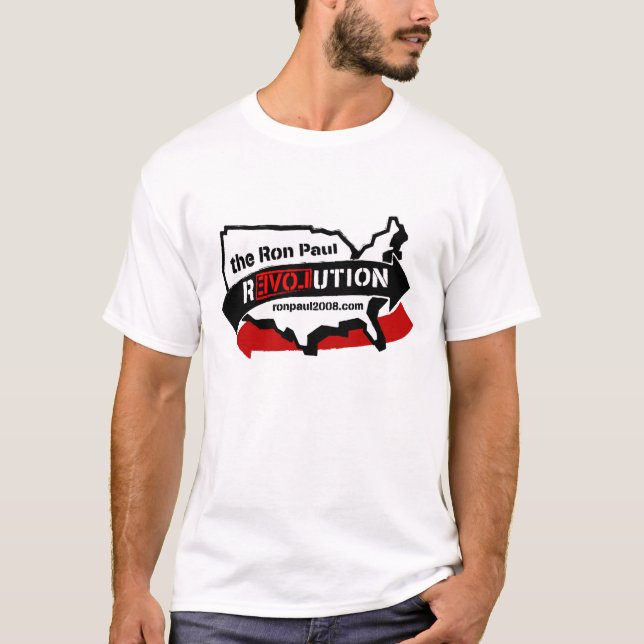 T-shirt de révolution de Ron Paul (Devant)