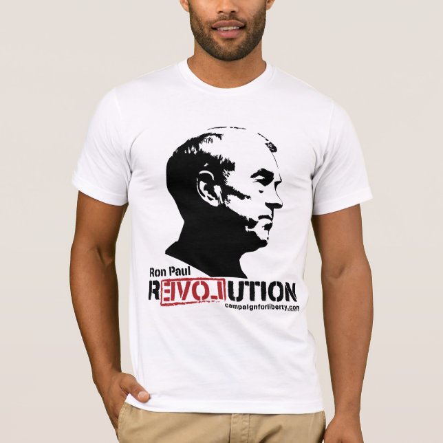 T-shirt de révolution de Ron Paul (Devant)