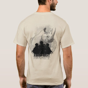 T-shirt De rhinocéros rhinocéros de neige d'abord -