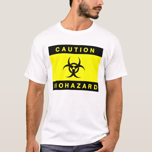 T-shirt de risque biologique (Devant)