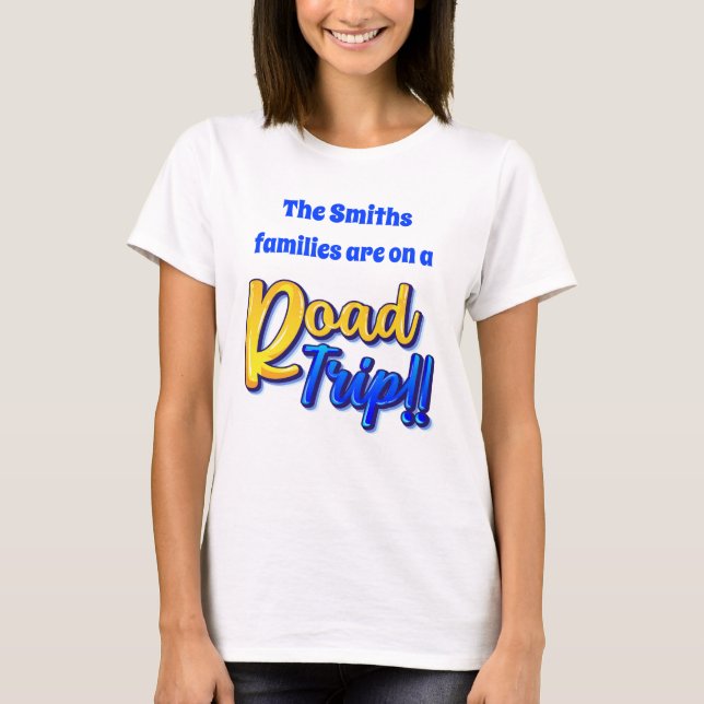 T-shirt de road trip (Devant)