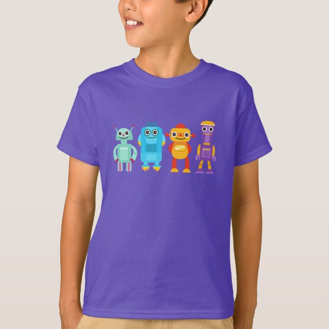 T-shirt de robots (Devant)