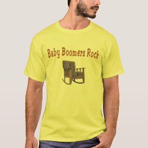 T-shirt de roche de baby boomers