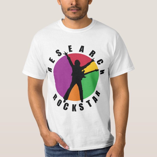 T-shirt de Rockstar de recherches (Devant)