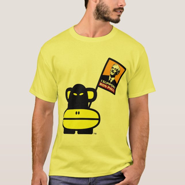 T-shirt de Ron Paul PowerMonkey (Devant)