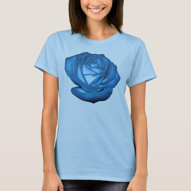 T-shirt de rose de bleu (Devant)