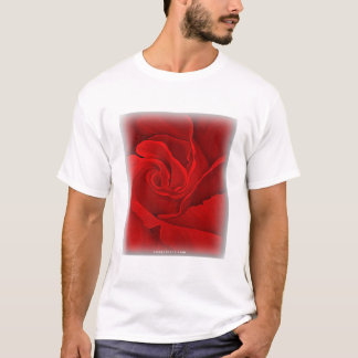 T-shirt de rose rouge