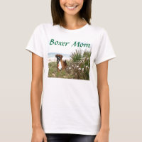 T-shirt de roseau des sables de maman de boxeur