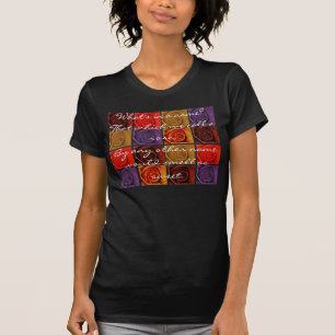 T-shirt de roses
