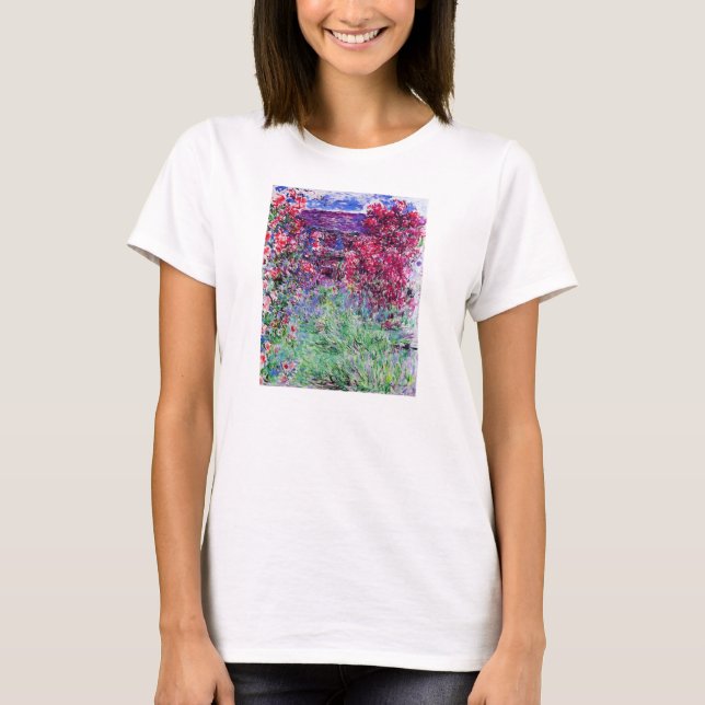 T-shirt de roses de Monet (Devant)