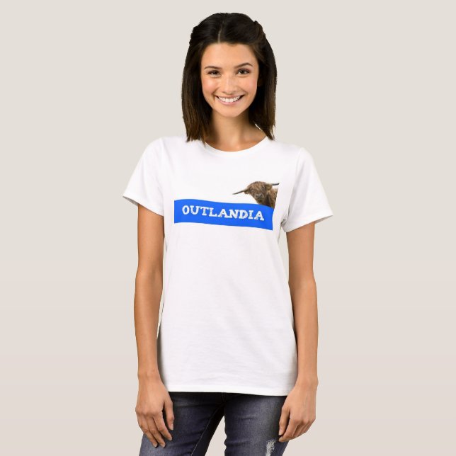 T-shirt de roucoulement d'Outlandia (Devant entier)