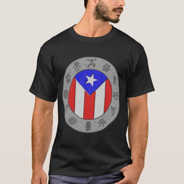 T-shirt de roue de Taino (Devant)