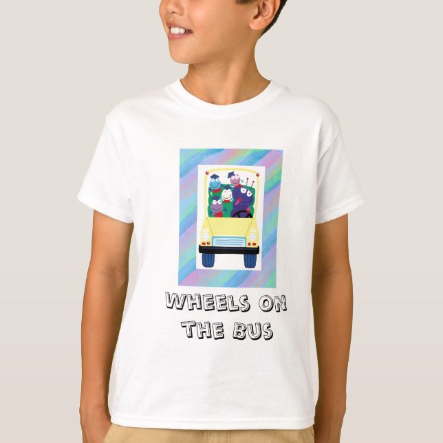 T-shirt de Roue-sur-le-Autobus (Devant)