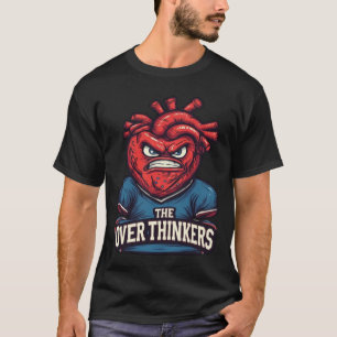 T-shirt de rue avec le mascotte cœur varsity de Th