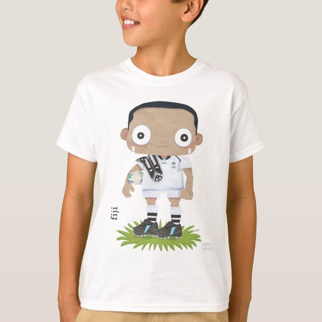 T-shirt de rugby pour enfants Fidji (Devant)