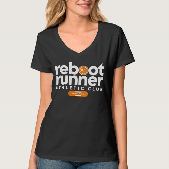 T-shirt de running et de fitness du Reboot Runner  (Devant)