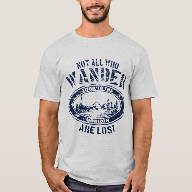 T-shirt de RVing - pas tout ce que Wander sont (Devant)