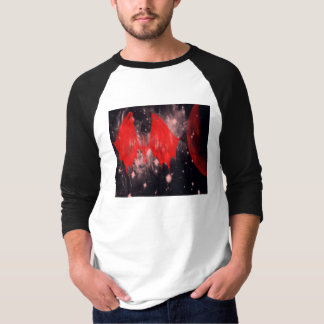 T-shirt de s de batte rouge '