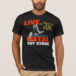 T-SHIRT DE S D'HOMMES VIVANTS EN MÉTAL DE PIERRE