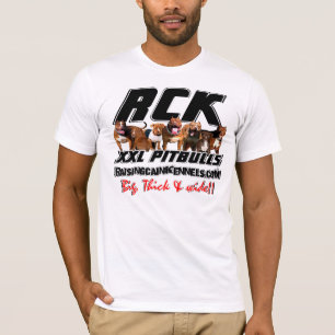 T-SHIRT DE S XXL PITBULL D'HOMMES ', RCK PITBULLS