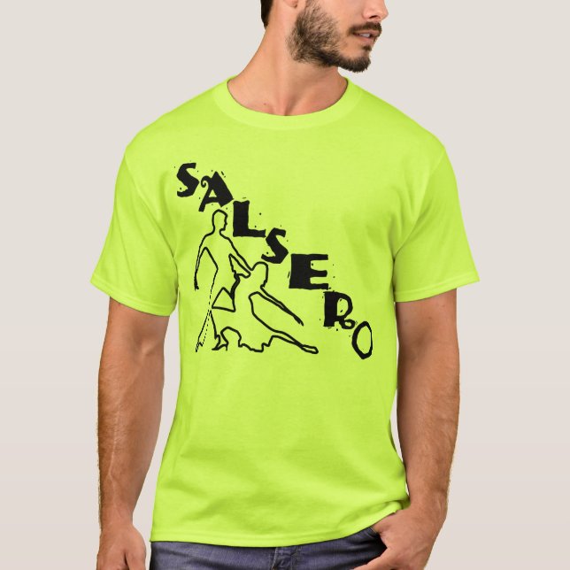 T-shirt de SALSERO avec des couples de danse (Devant)
