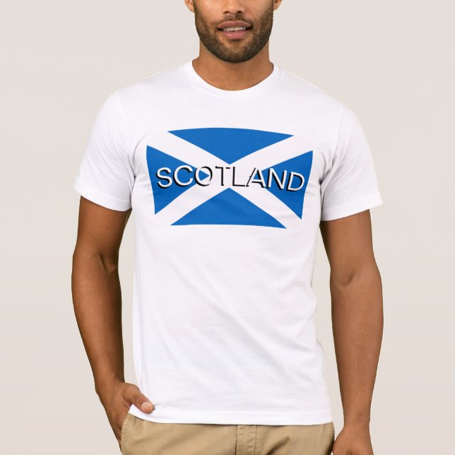 T-shirt de Saltire (Ecosse) (Devant)