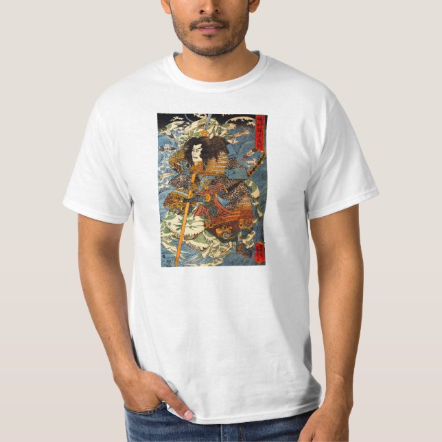 T-shirt de samouraïs de Kuniyoshi (Devant)