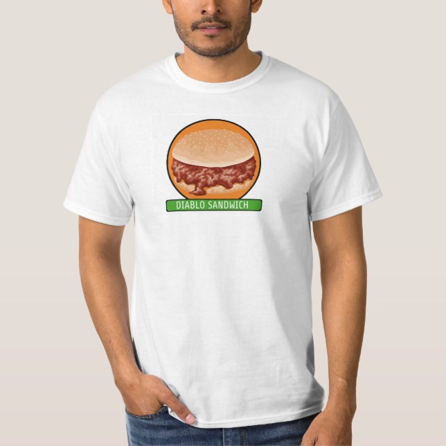 T-shirt de sandwich à Diablo (valeur) (Devant)