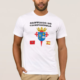 T-shirt de Santiago* de Campostela Espagne
