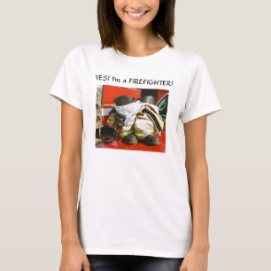 T-shirt de sapeur-pompier de femme