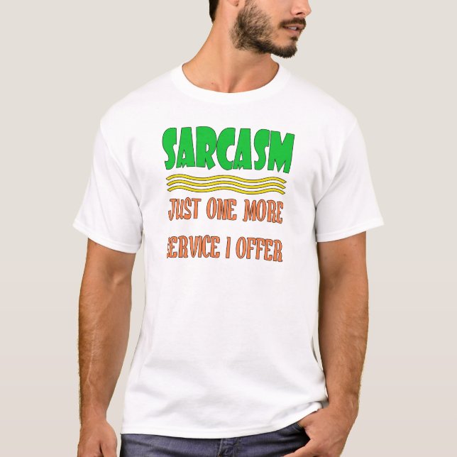 T-shirt de sarcasme d'enfants (Devant)