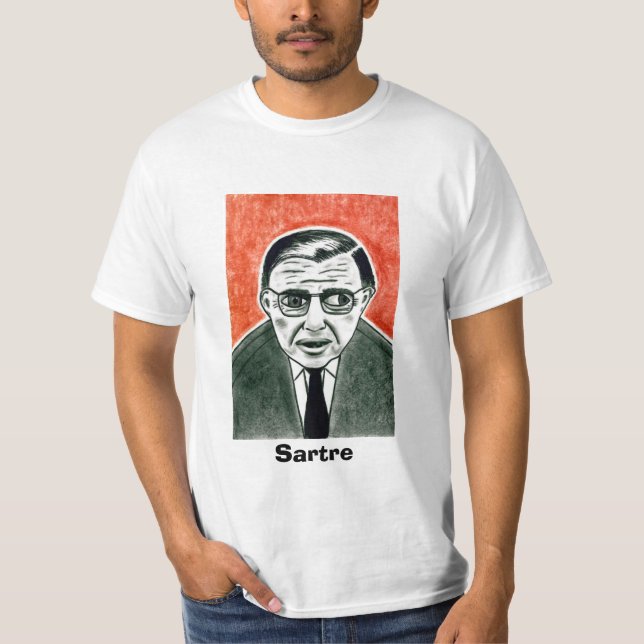 T-shirt de Sartre (Devant)