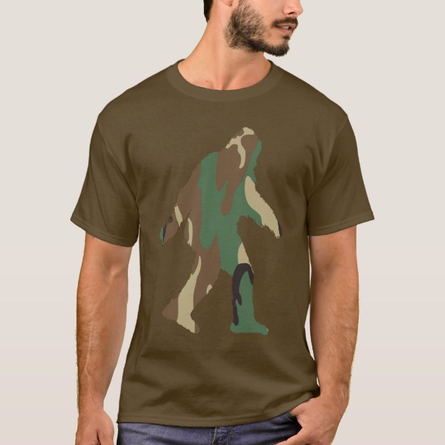 T-shirt de Sasquatch Camo (Devant)