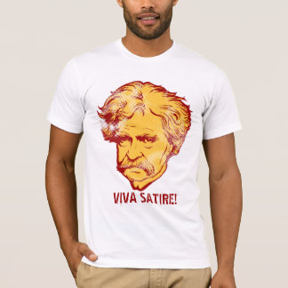 T-shirt de "satire de vivats " de Mark Twain