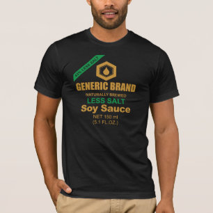 T-shirt de sauce de soja