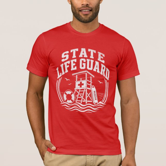 T-Shirt de Sauveteur (Devant)