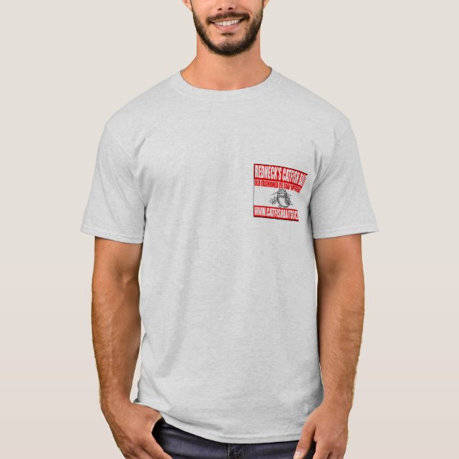 T-shirt de savon d'amorce du poisson-chat du plouc (Devant)