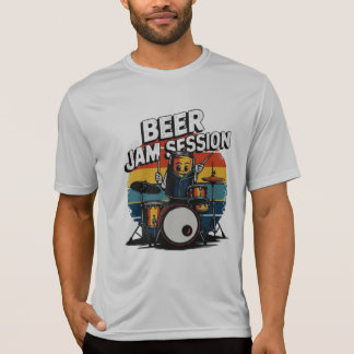 T-shirt de séance de confiture de bière - Fun Bièr