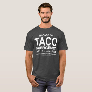 T-shirt de secours de taco (pour la BG foncée)