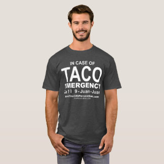 T-shirt de secours de taco (pour la BG foncée)