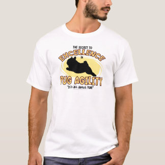 T-shirt de secret de carlin d'agilité
