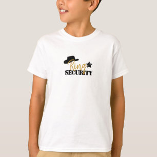 T-shirt de sécurité d'anneau de cowboy