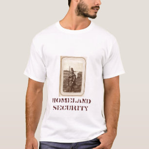 T-shirt de sécurité de patrie (dos de blanc)