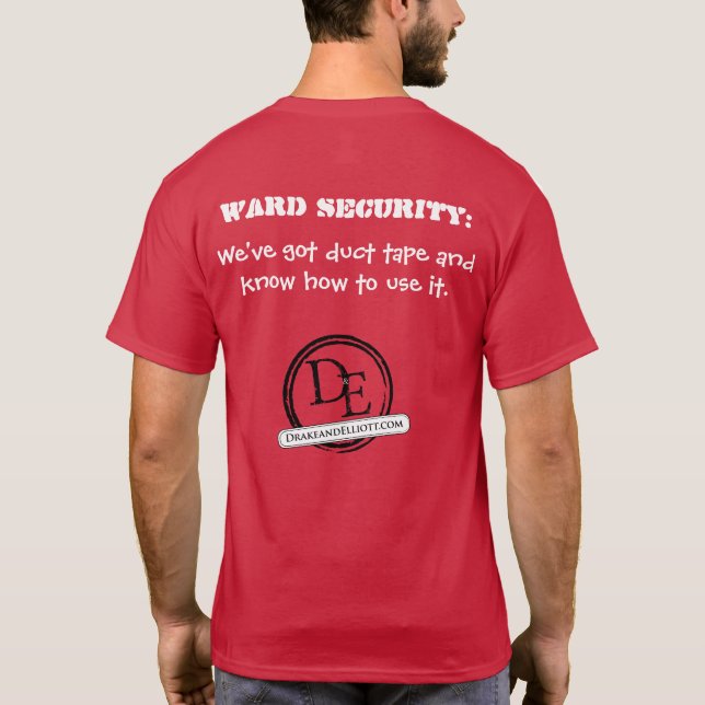 T-shirt de sécurité de salle (Dos)