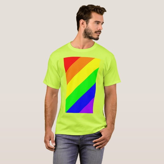 T-shirt de sécurité pour les couleurs arc-en-ciel  (Devant entier)