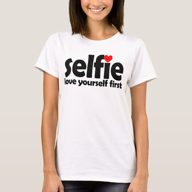 T-shirt de Selfie (Devant)