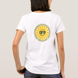 T-shirt de sens de Sun