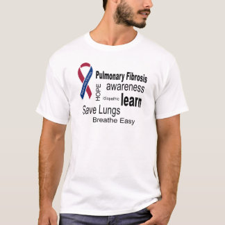 T-shirt de sensibilisation à la fibrose pulmonaire